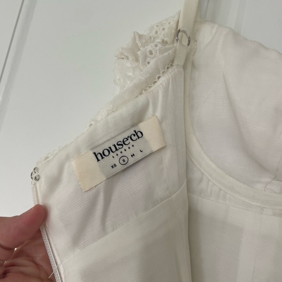 House of CB Ivory Ruffle Maxi Skirt - Picture 7 of 11